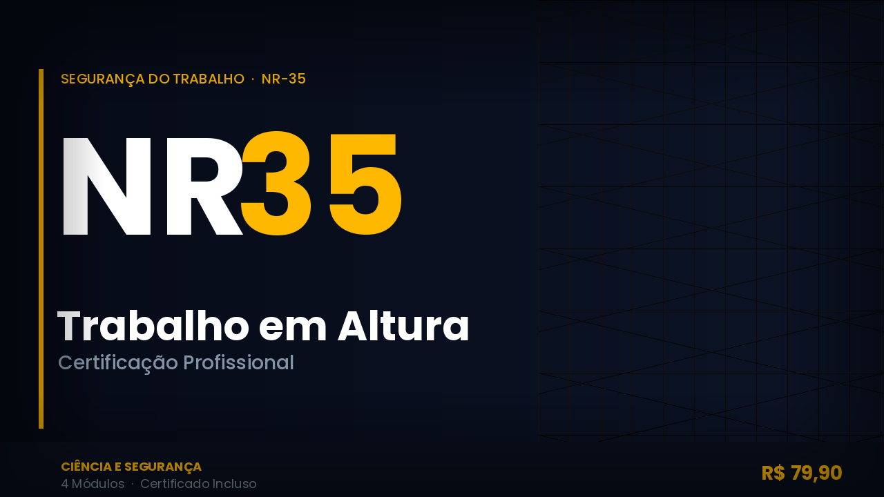 Capa do curso NR-35 — Trabalho em Altura
